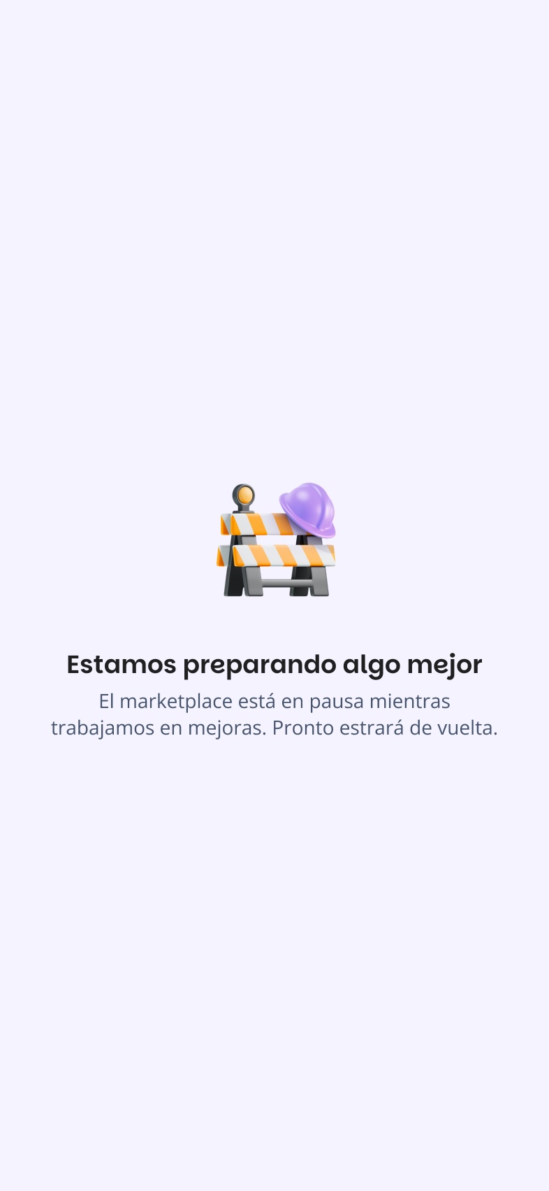 Fuera de servicio